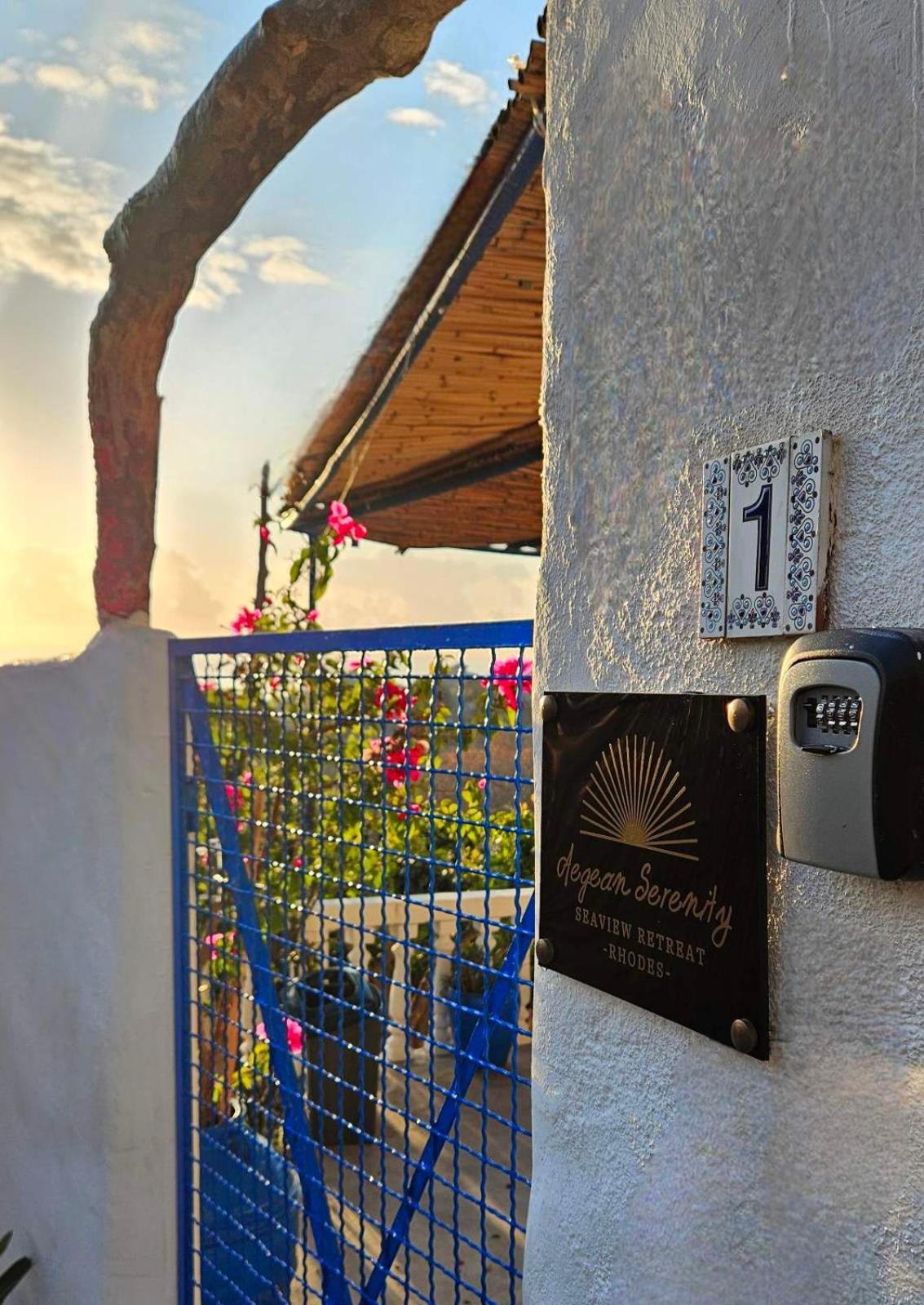 Aegean Serenity - Sea View Retreat Archangelos  Dış mekan fotoğraf