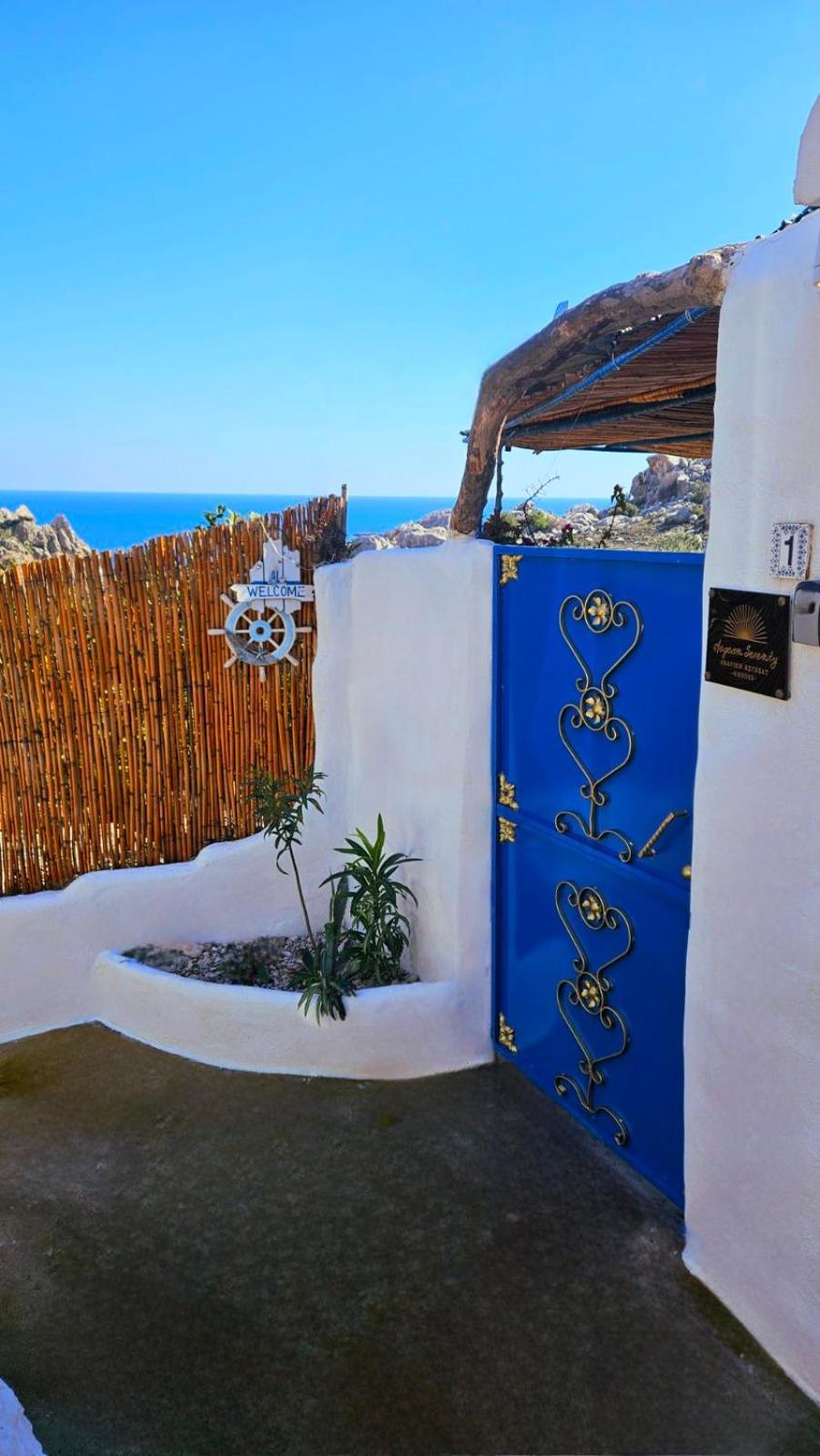 Aegean Serenity - Sea View Retreat Archangelos  Dış mekan fotoğraf